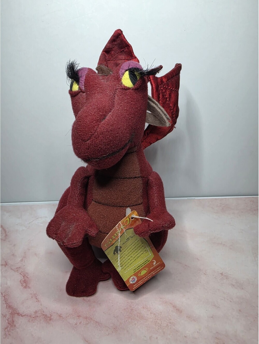 Vintage RARE 2004 Nanco Shrek 2 Red Dragon Plush Stuffed Animal Toy w/ Tag